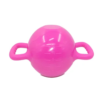 

Portable Fitness Pilates Women Double Handle Dumbbell Massage Water Filled Yoga Kettle Bell Workout Weight Training