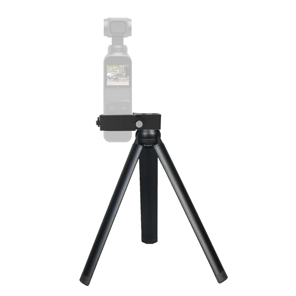 Mini Desktop Metal Tripod Stand+ Camera Holder Kit for DJI OSMO Pocket Stabilizer Gimbal Camera