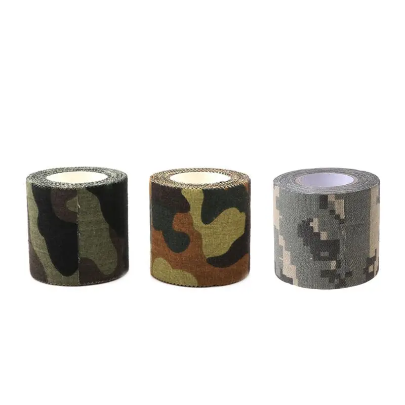 

Self-adhesive Non-woven Camouflage Cohesive Camping Hunting Camo Stealth Tape 5M