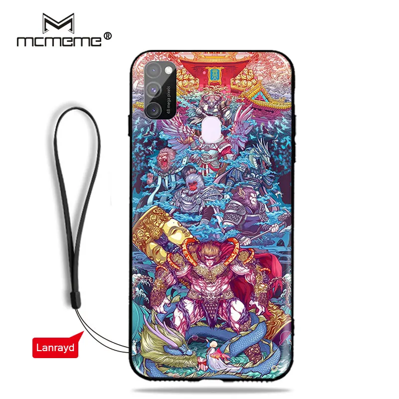 Soft TPU Case For Samsung M30s Silicon Phone Bumper Galaxy Cover Fashion DIY cartoon Coque Fundas Capa |