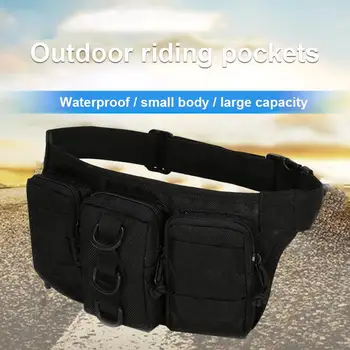 

One Strap Shoulder 4 Color Sports Pocket Tactical Triple Pocket Polyester Fiber Portable Bag Riding Pockets Durable Hiking