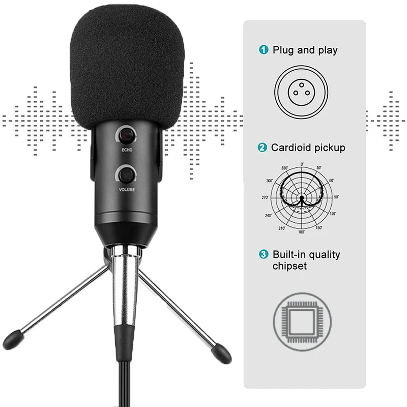 GEVO mk f100tl USB микрофон Студийный конденсаторный Проводная для компьютера с