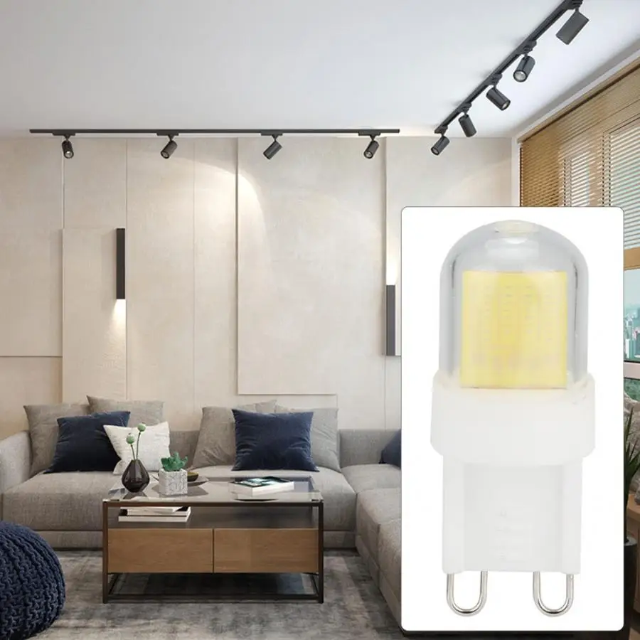 

2.5W G9 LED Light Bulbs COB Dimmable Glass Ceramic Lamp Bulb For Home Widest Angle For Lighting