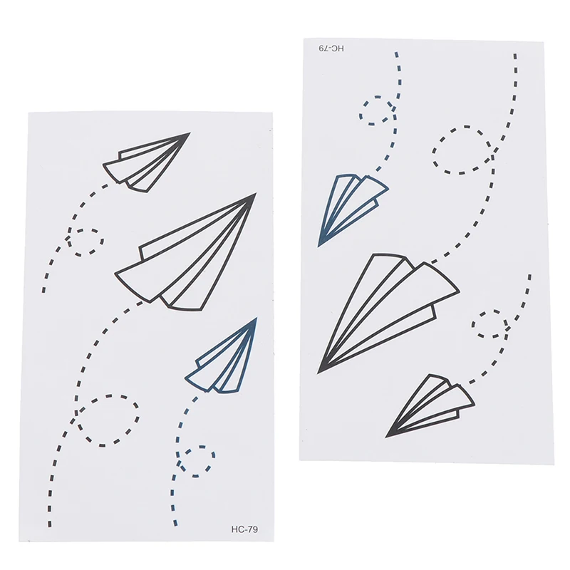 2 шт./компл. смываемая Татуировка Стикеры Водонепроницаемый татуировки тела s