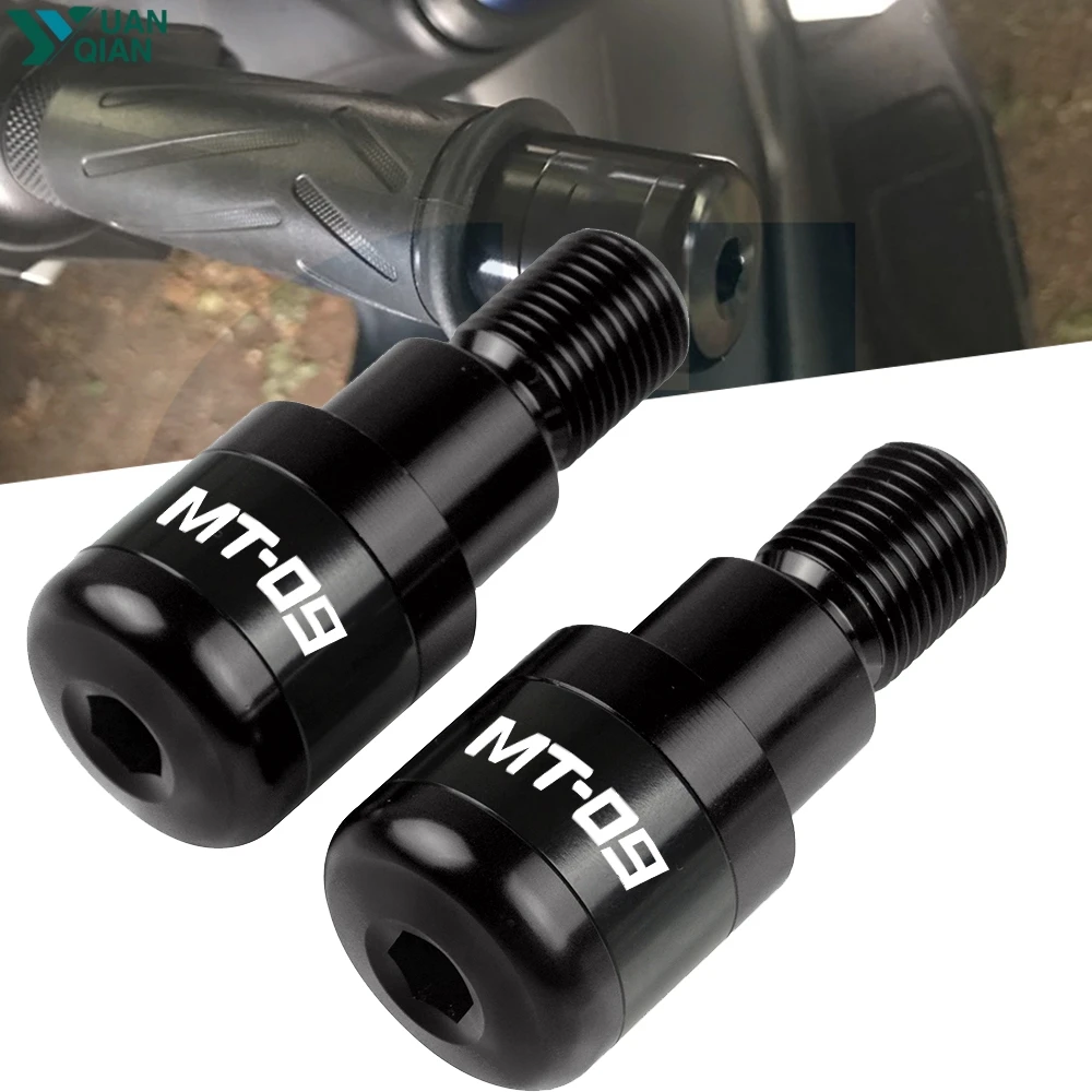 Для YAMAHA MT09 MT 09 MT-09 FZ09 FZ 09 FZ-09- Мотоцикл с ЧПУ алюминиевые ручки на руль Торцевая крышка концы крышки s Slide