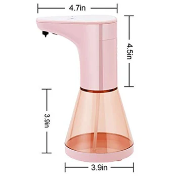 

New High Capacity Automatic Soap Dispenser,Touch-Free Motion Sensor Liquid Dish Soap Dispenser Transparent Abs Soap Dispenser Fo