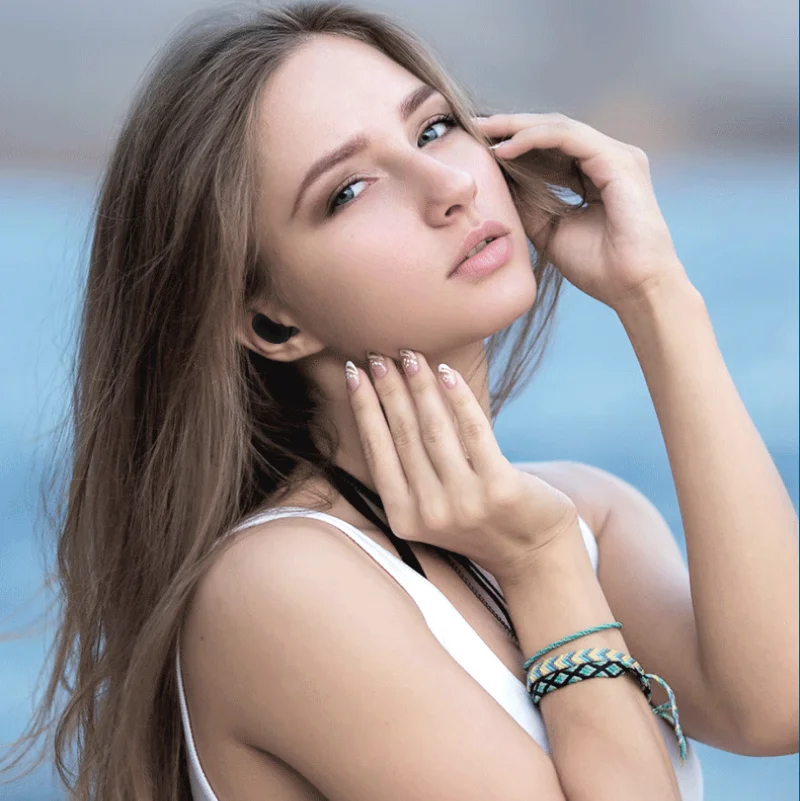 TWS Wireless Headphone Bluetooth V5.1 Earphones HIFI Stereo LED Display Sports Waterproof Noise Reduction Earbuds For HUAWEI IOS
