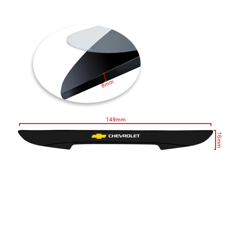 4pcs car door anti-scratch collision sticker handle protection for Chevrolet cruze captiva sail onix corsa aveo sonic spark s10
