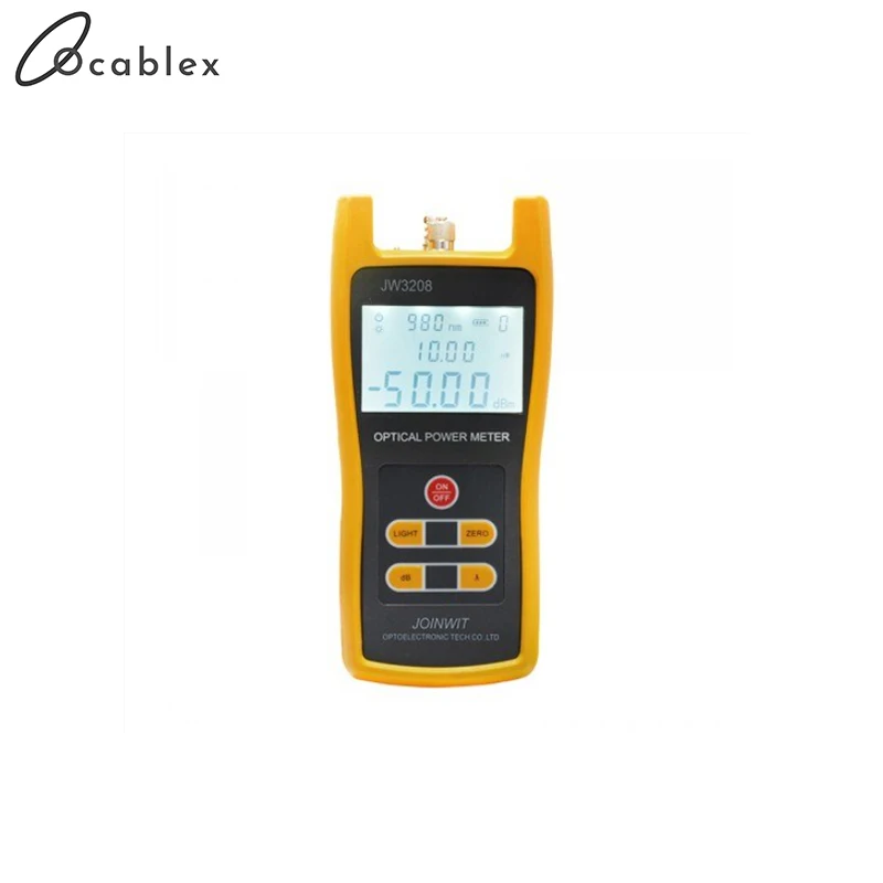 JW3208C Joinwit-50~+ 26dBm ручной измеритель оптической мощности волоконно-оптический тестер SC FC ST Разъем