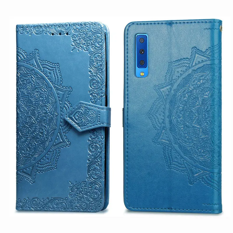 

Flip Wallet Case For SamSung Galaxy A7 2018 Anti-fall Leather Card Slot Back Cover For SamSung A 7 2018 A750 Shockproof case
