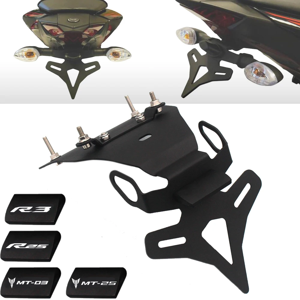 Motorcycle Tail Tidy License Plate Holder Fender Eliminator For Yamaha YZF-R3 YZF-R25 MT-25 MT-03 YZF R3 /R25 MT 03/25 MT03 MT25