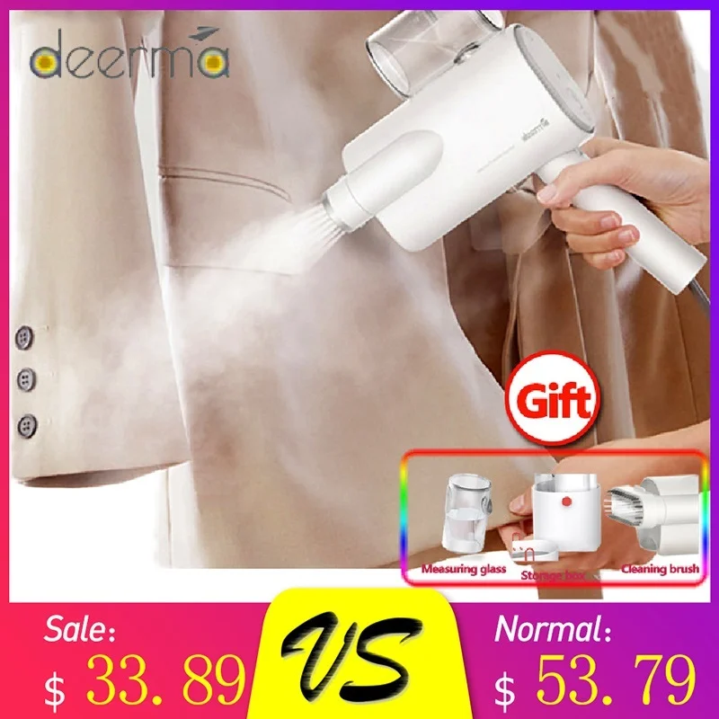 

Original Deerma DEM-HS006 Foldable Handheld Garment Steamer Steam Iron Household Portable Small Clothes Wrinkle Sterilization
