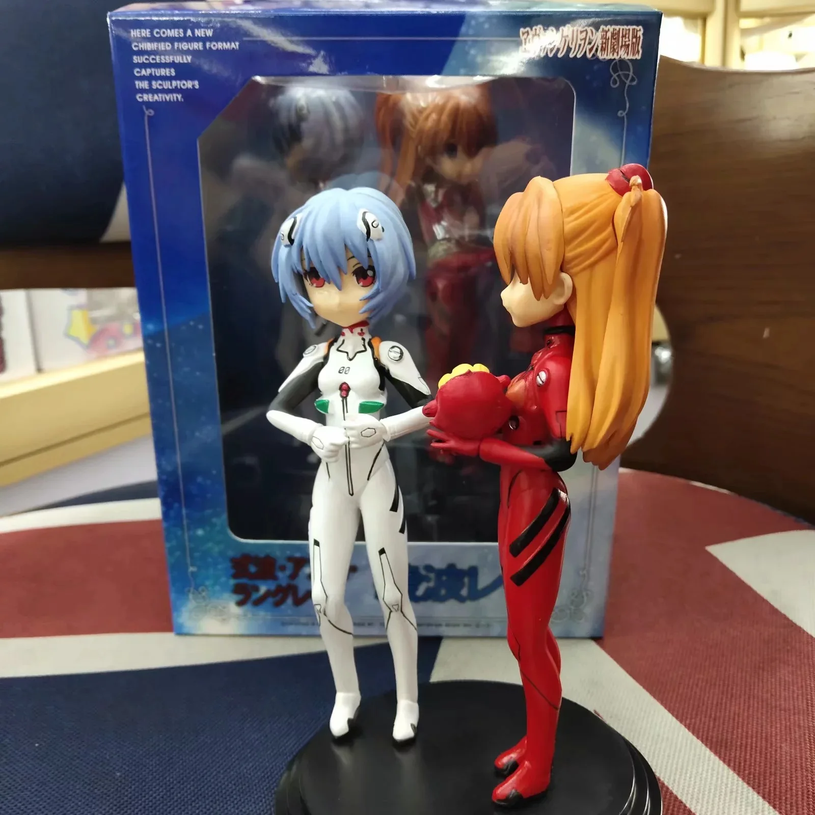 Диффузный динамический квадрат Аниме Eva Euangelion Рей Аянами Asuka милый в коробке гаражный комплект модель