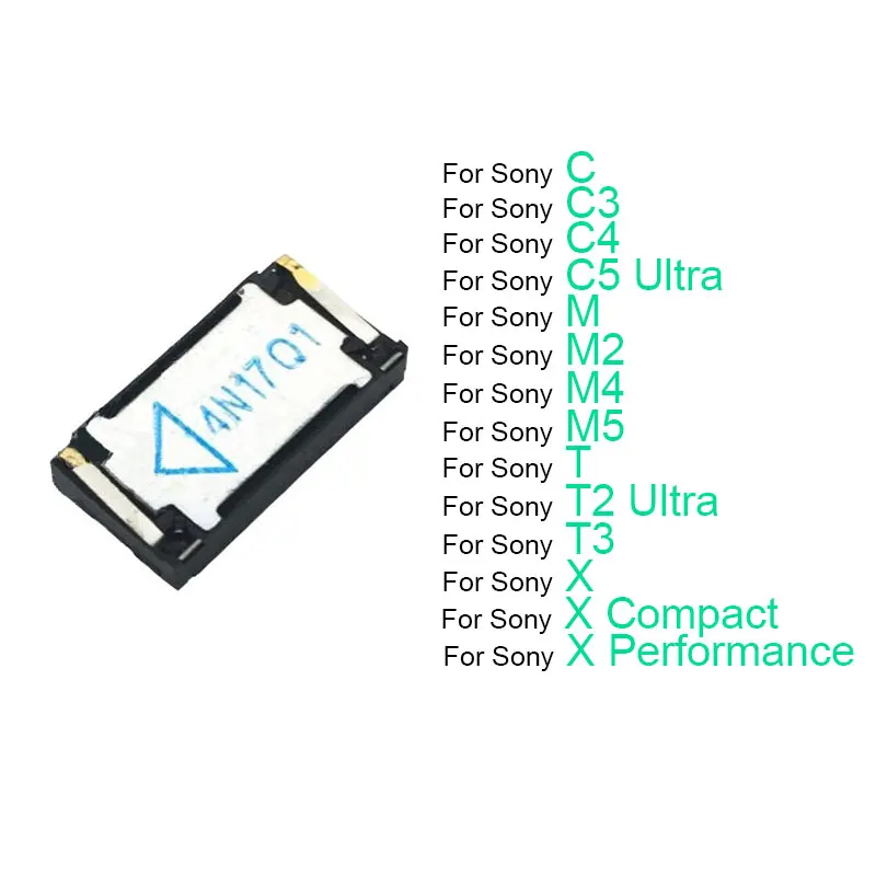 

Earpiece Speaker For Sony Xperia C S39H C3 C4 C5 M M2 M4 M5 T T2 T3 Ultra LT30P XM50H D5102 X Compact Performance Repair Parts