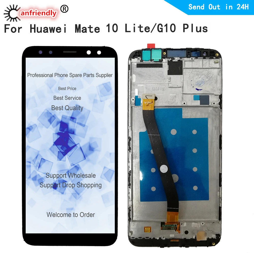 Для Huawei Mate10 Lite G10 plus Honor 9i nova 2i RNE AL00 Maimang6 ЖК дисплей Сенсорная панель экран