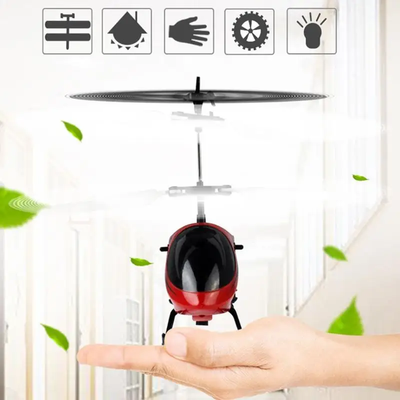 

Mini RC Drone Flying RC Helicopter Aircraft Induction Helicopter LED Light Remote Control Aircraft Drone Kids Toys For Children