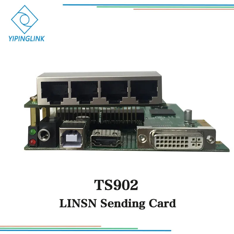 LINSN TS902 TS902D 4 порта выход отправка карты голая карта с 2 6 миллионов пикселей для led