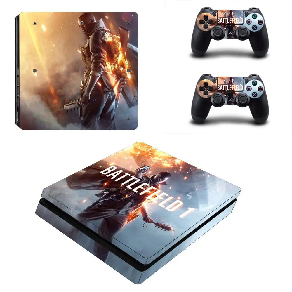 Тонкая наклейка для игровой приставки PS4 с игровым боем PlayStation 4 тонкая консоли и