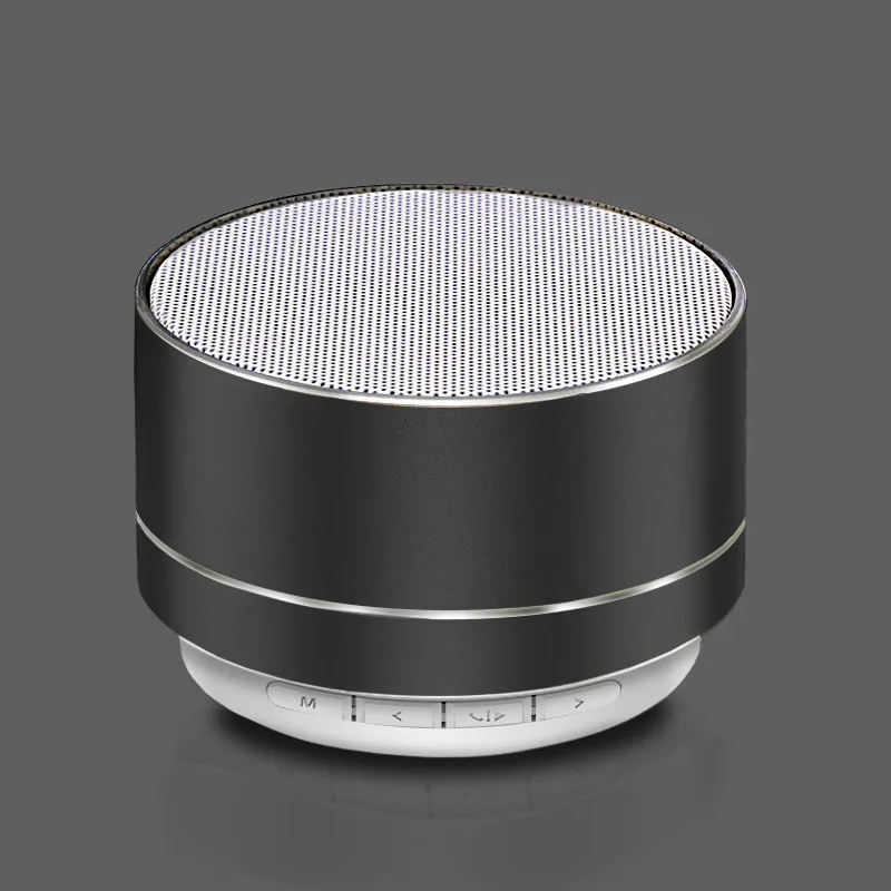 Black Портативный светодиодный Bluetooth беспроводной динамик мини супер бас для iPhone iPad samsung HSJ-19 - Цвет: Black