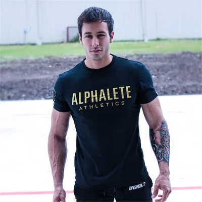 Muscle Dr. fitness Brothers Летняя мужская спортивная одежда для бега, тренировок, баскетбола, футболка с коротким рукавом