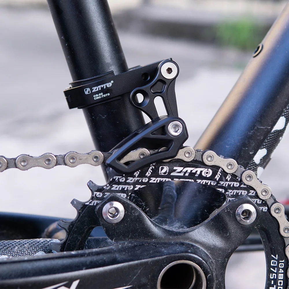 Алюминиевый сплав 7075 CNC MTB направляющая велосипедной цепи защита рамы 1X система горный велосипед направляющая цепи Запчасти для велосипеда