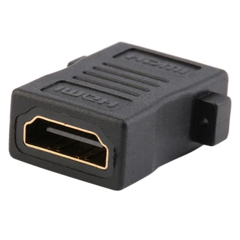 

Newest HDMI Female to Female Swivel Coupler 180 Degree Joiner Adapter Converter black color durable portable