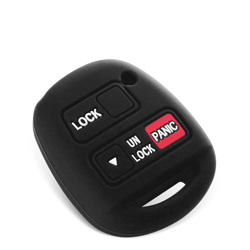 Фото Силиконовый чехол KEYYOU с 2/3 кнопками для Toyota FJ Cruiser Land 2008-2014 Yaris, Echo для Lexus ES GS LS IS RX SC LX RX400h №4