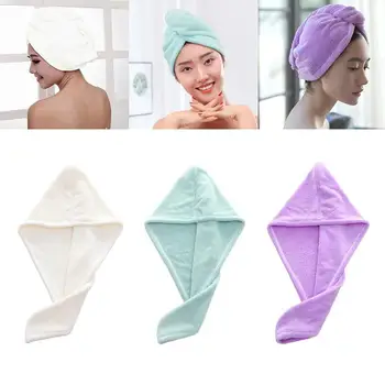 

Magic Microfiber Hair Fast Drying Dryer Towel Quickly Absorbent Microfiber Dry Hair Cap Quick-drying Shower Cap Bath Wrap Hat