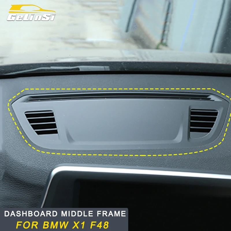 

Gelinsi For BMW F48 X1 2016 2017 2018 Auto Car-styling Dashboard Center Console Frame Trim Cover Sticker Interior Accessories