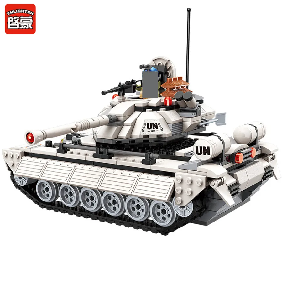 Enlighten 430 шт военные строительные блоки герой армейский панцирный Танк оружие РПГ