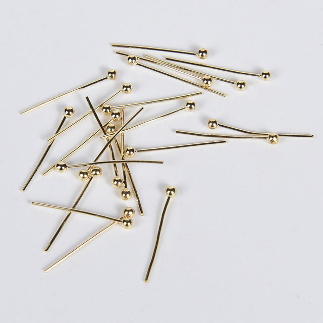 15 20 30 35 40 45 50mm Eye Ball Flat Head Pins Earrings Diy Findings Accessories Headpins For Jewelry Making Supplies