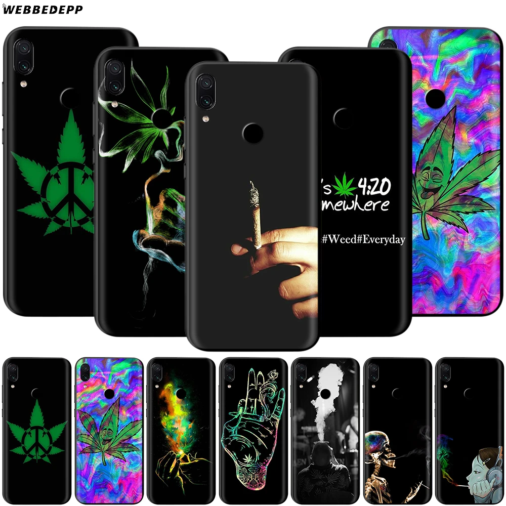 

Webbedepp Weed Cigarette Smoking Case for Xiaomi Redmi Note 8 MI 3 6 8 9 A1 A2 A3 5X 6X 9T CC9 Lite SE Pro Max Pocophone F1