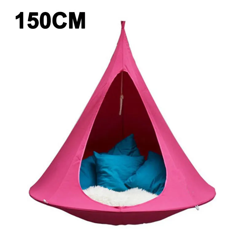 Waterproof Outdoor Garden Camping Hammock Large Size Swing Chair Foldable Children Family Room Tent Ceiling Hanging Sofa Bed 