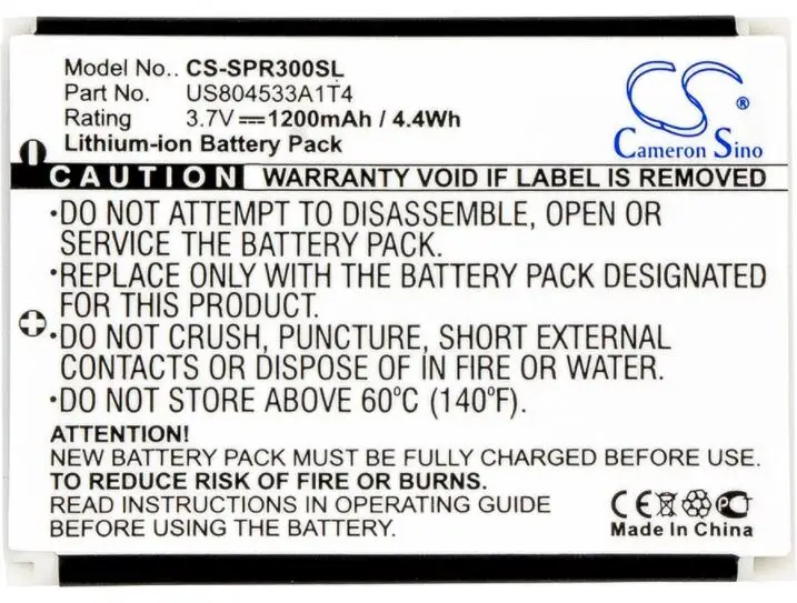 Cameron sino 1200mah аккумулятор для запасных H720 MiniDVR 3 US804533A1T4 Аккумулятор для камеры