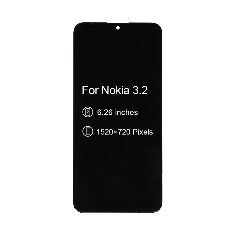 10 шт./лот,, для Nokia 3,2, ЖК+ сенсорный экран, дигитайзер для Nokia 3,2, дисплей, экран в сборе, по DHL EMS