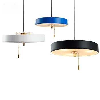 

Nordic post-modern art pendant lamps fashion living room dining room clothING store glass iron pendant lights ZA8310