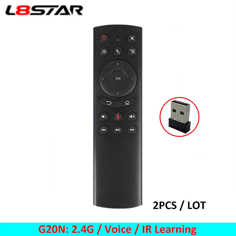 L8star 2PC G20 умная воздушная мышка Gyro Кнопка питания IR Learning 2 4G беспроводной пульт