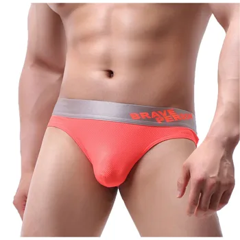 

Man Briefs Underpants Knickers Men's Soft Solid Color Shorts U convex underpants Sexy Underwear panties calzoncillos hombre
