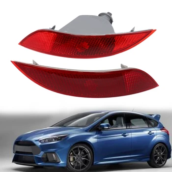 

Rear Bumper Fog Lamp Fog Light Reflector Lamp for Ford Focus Hatchback MK3 2015-2017 Fog Lamp with Bulb