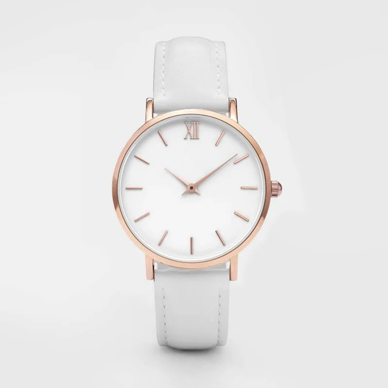Женские часы Роскошные модные простые повседневные Кварцевые женские наручные часы с кожаным ремешком женские часы Relogio Feminino Reloj Mujer