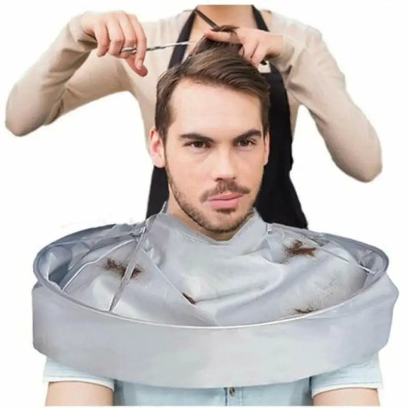 Capa de peluquero para salón de casa, cubierta de corte de pelo, herramienta de corte de pelo, útil, envoltura de estilismo, novedad
