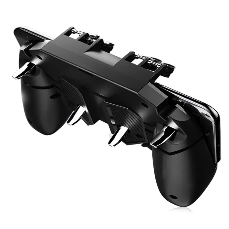  AK66 Six Finger All-in-One Mobile Game Controller Free Fire Key Button Joystick Gamepad L1 R1 Trigg