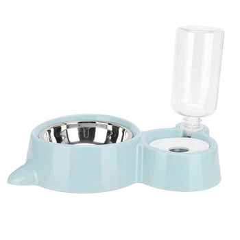 

2 In 1 Functions Pet Feeder Large Capacity Pet Feeder Automatic Water Dispenser Feeding Food Drinking Bowls For Dogs Supplies