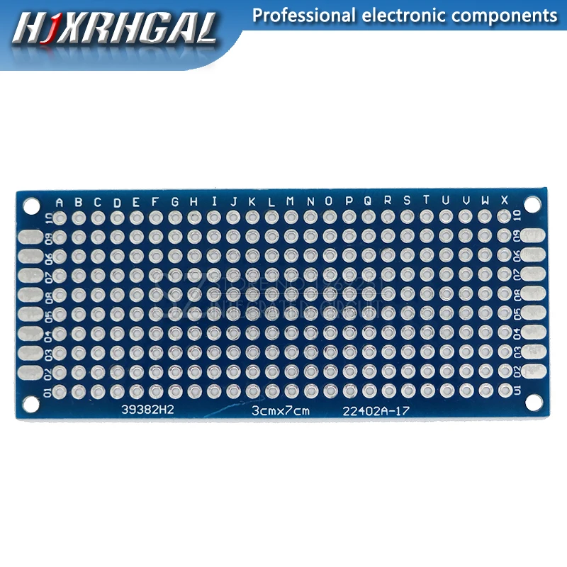 1 шт./лот PCB двухсторонняя печатную плату Универсальный макет доска 2*8 см 3*7 см 4*6 см 5*7 см 7*9 см шаг 2,54 мм таблетка синий печатной платы