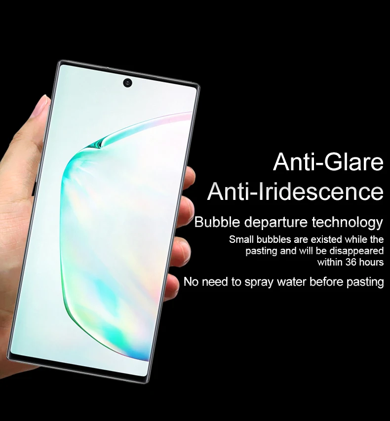 Imak Гидрогелевая пленка для SS Galaxy Note 10/10 Pro/10 Plus защита экрана полное покрытие мягкий прозрачный передний, задний Защитный фильм