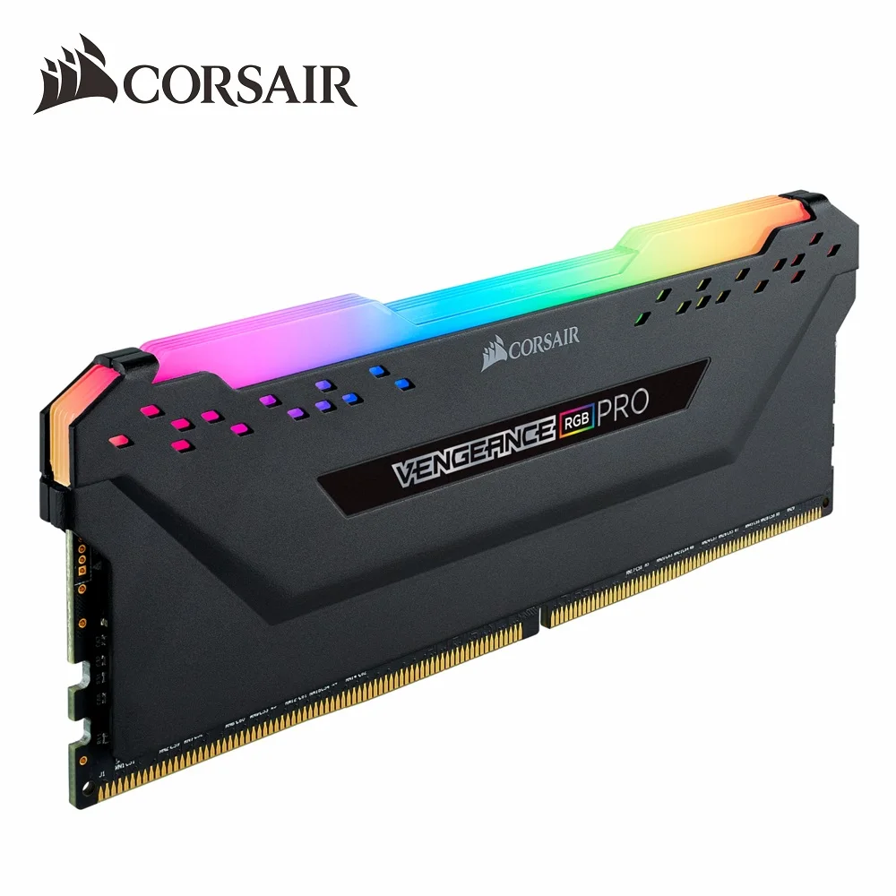Оперативная память CORSAIR DDR4 PC4 8 гб 16 RGB PRO DIMM для настольного компьютера с