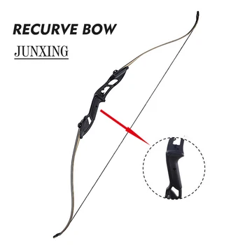 

JUNXING 30-50 lbs 56" Recurve Bow Hunting Shooting Target Practice Takedown Bow Archery Hunting Shooting Sports Outdoor