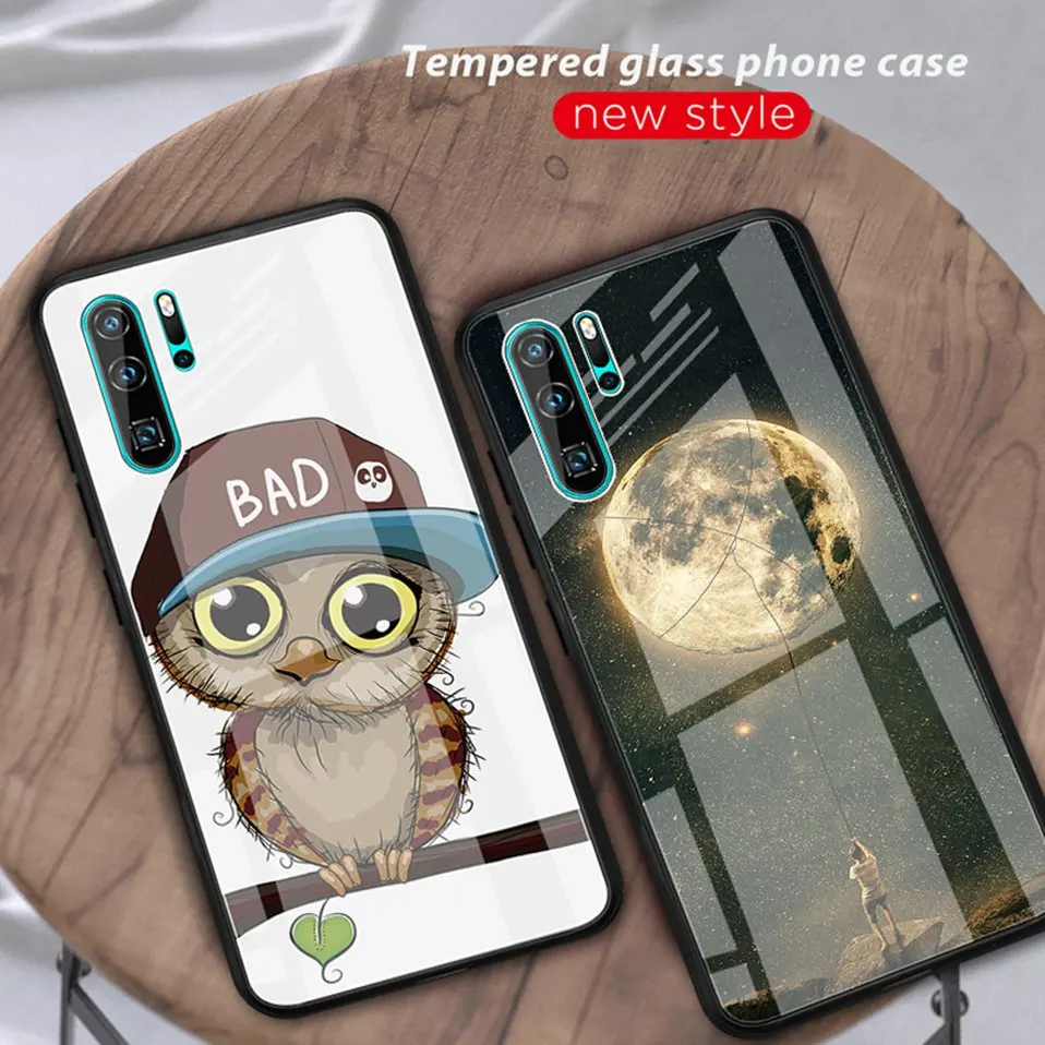 Case For Huawei P30 P20 Pro Lite Nova 3 3i Cover Luxury Glass Case For Huawei Honor 8X 10 10i 20 20i Mate 10 20 30 Pro Lite (2)