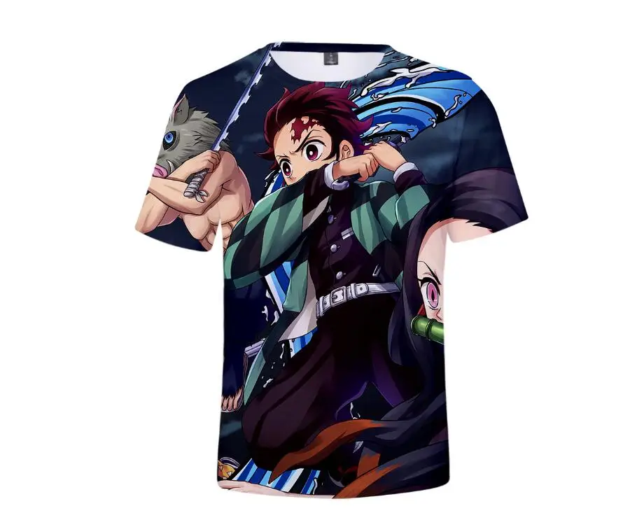 18 Демон Slayer: Kimetsu no Yaiba Kamado Tanjirou Nezuko футболка Косплей Костюм томиока Giyuu футболка агатсума зенитсу футболки - Цвет: 18