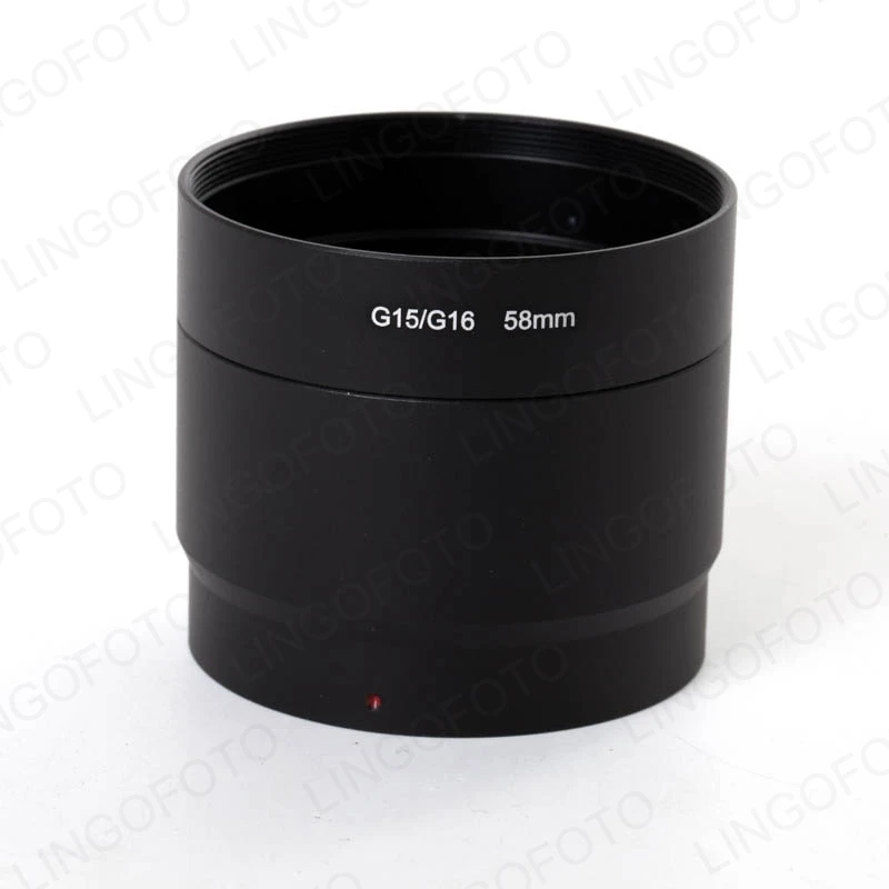 58mm metal adapter tubus Lens Adapter replace for canon Powershot G15